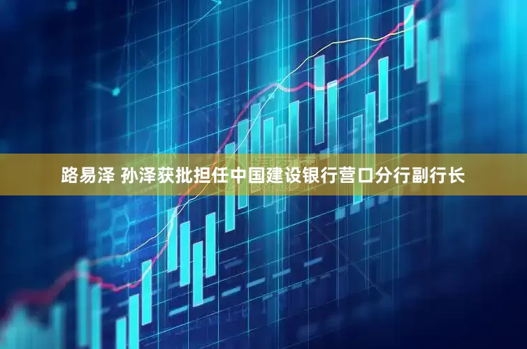 路易泽 孙泽获批担任中国建设银行营口分行副行长