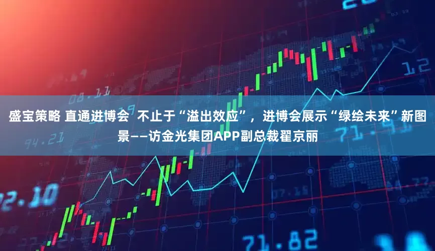 盛宝策略 直通进博会 不止于“溢出效应”,进博会展示“绿绘未来”新图景——访金光集团APP副总裁翟京丽